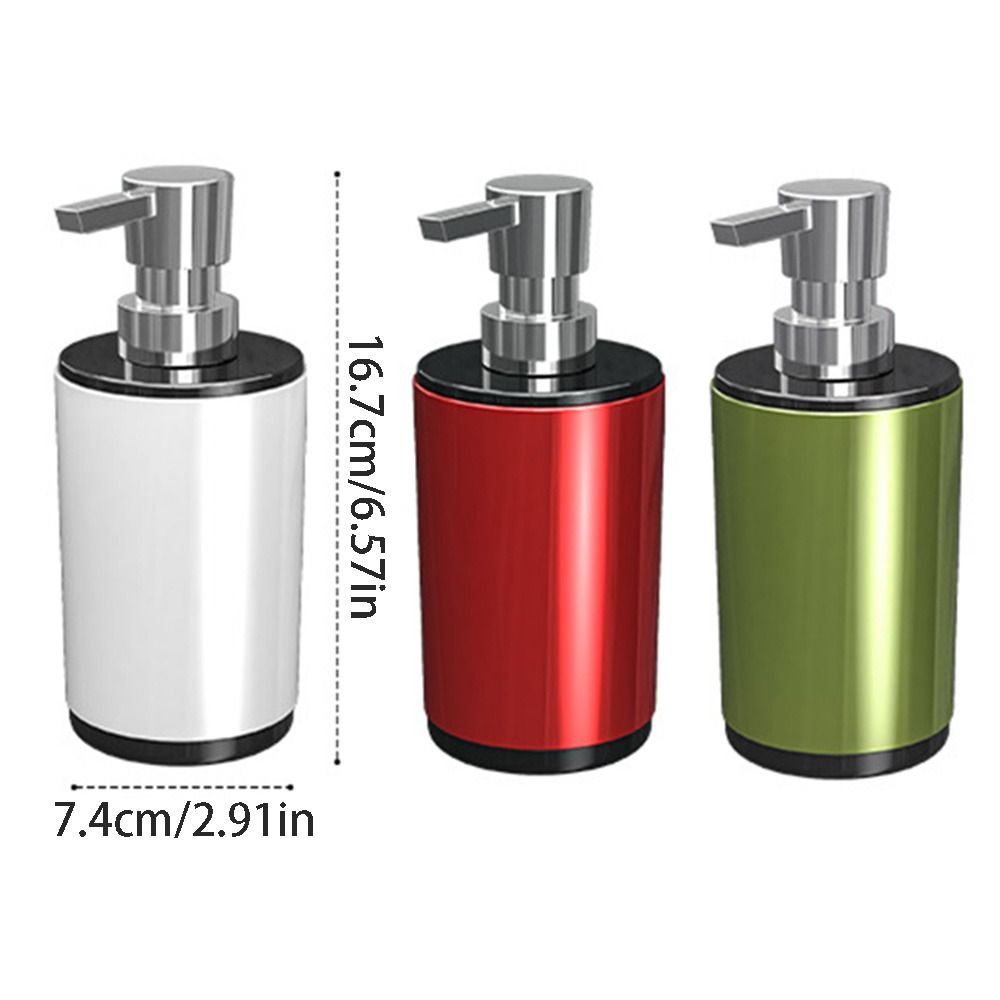 Practical Press Type Lotion Dispenser Bottles Leakproof Empty Liquid Lotion Storage Bottles Refillable Retro Bottles Countertop