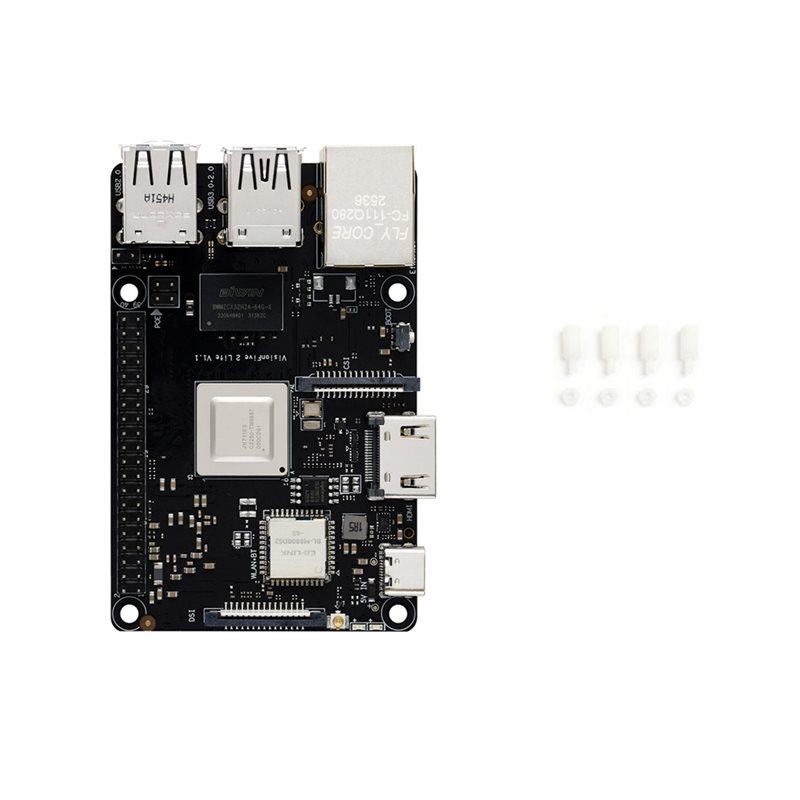 For VisionFive2 Lite RISC-V Development Board JH-7110S Featuring LPDDR4 Memory, 3D GPU, Wi-Fi 6+ BT 5.4 AI StarFive