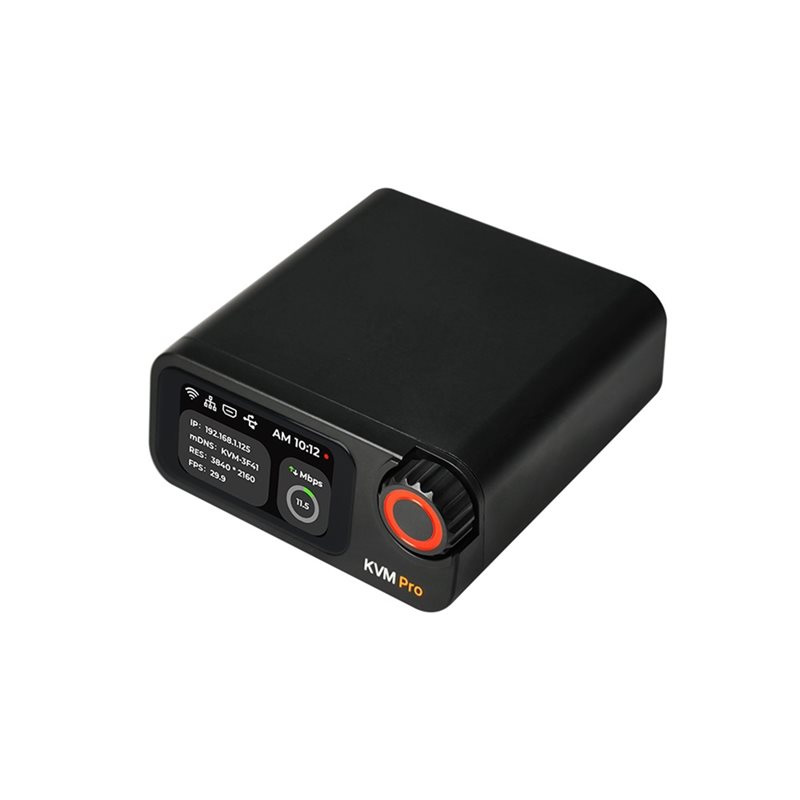 NanoKVM-Pro PiKVM 4K IP-KVM GbE WiFi6 HomeLab Server Desk WIFI POE Remote Control NAS AI HD Second Screen LED Strip