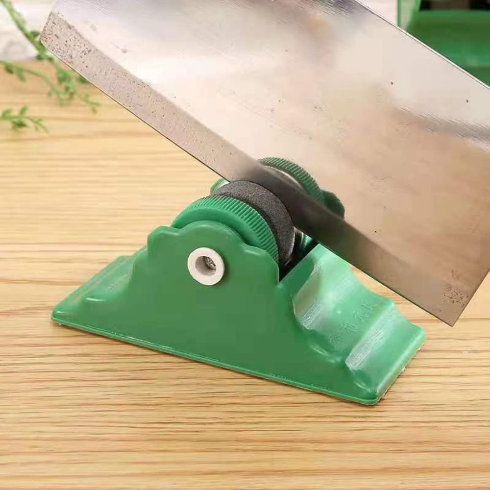 Universal Base Kitchen Sharpening Tool Self-adhesive Portable Sharpening ABS and Grinding Wheel Save Labour Kitchenware Sharpener Outdoors