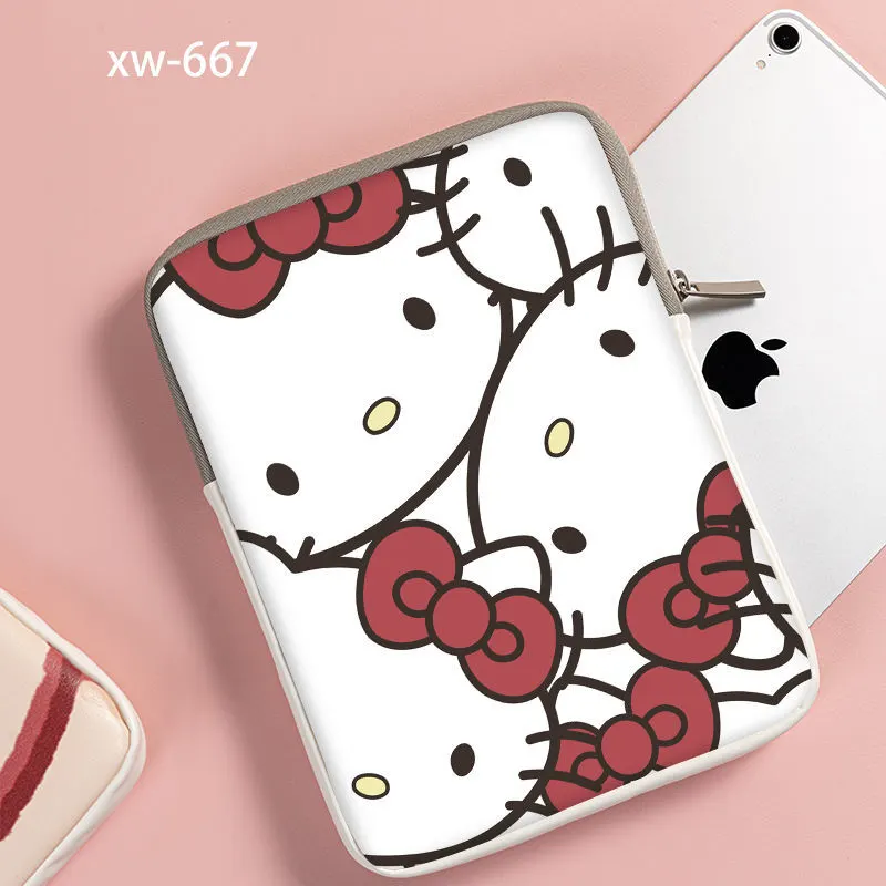 Wenefang Sanrio Hello Kitty Tablet Sleeve Bag for iPad Pro 11 7.9 Air 9.7 10.2 inch Bag For XiaoMi 5 For Samsung Shockproof Pouch Bags
