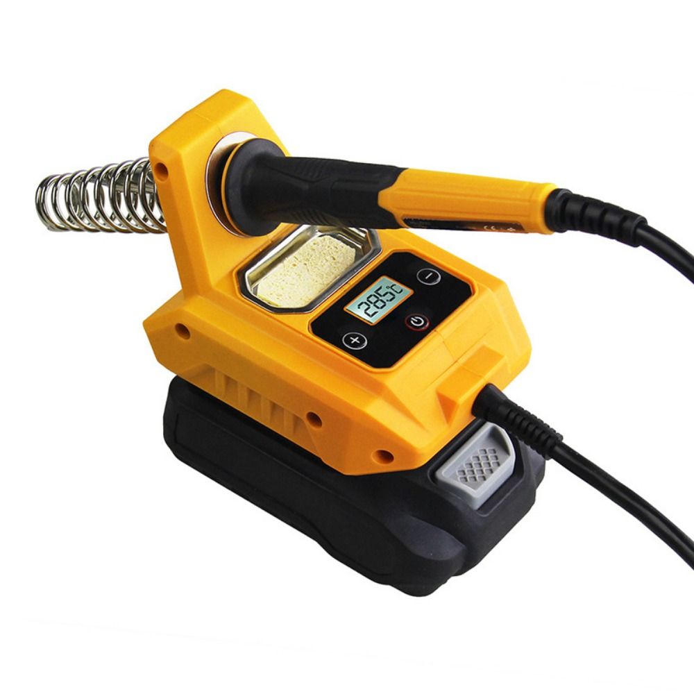 Durable Cordless Wireless Charging Soldering Welding Head Electric Digital LCD Display Battery Soldering Adjustable Temperature 100-500℃ Quickly Heating Welding Equipment Welding
