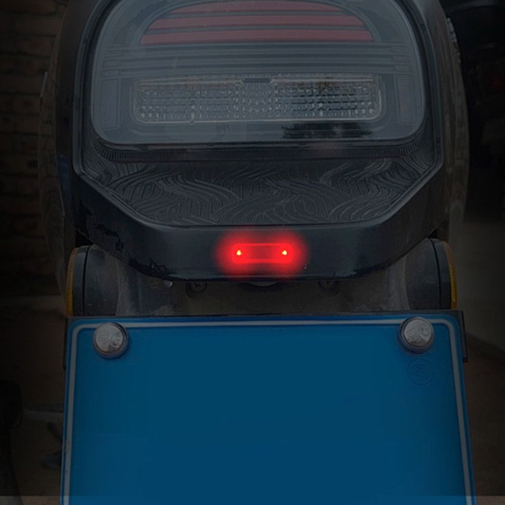 Flashlight Mini LED Flashing Bicycle Light Solar-Powered Simulated Alarm Dummy Alarm Lamp Decorative Light 12V Motorcycle Running Lamp Car