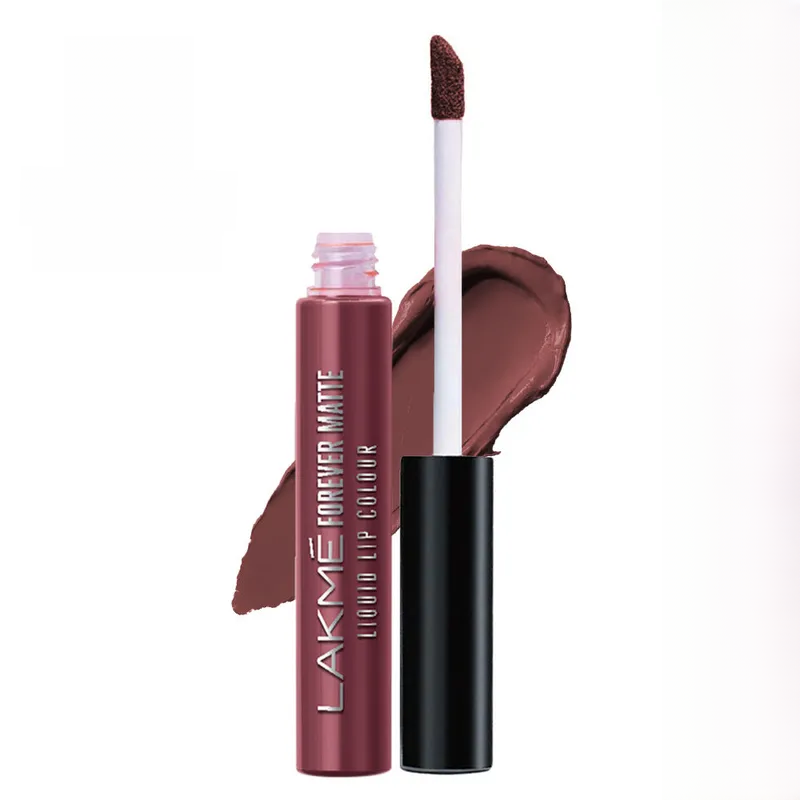 Lakme Forever Matte Liquid Lip Color - Wine Touch