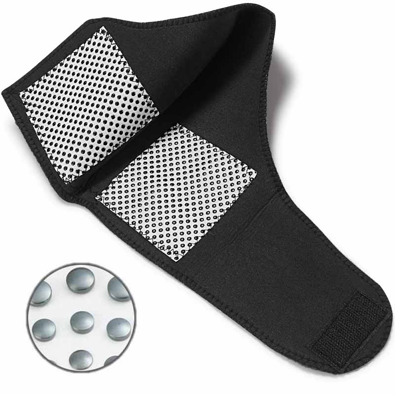 Wenefang Fashion Tcare 1Pair Tourmaline Self Heating Far Infrared Magnetic Therapy Ankle Care Belt Support Brace Heel Massager Foot Health Care