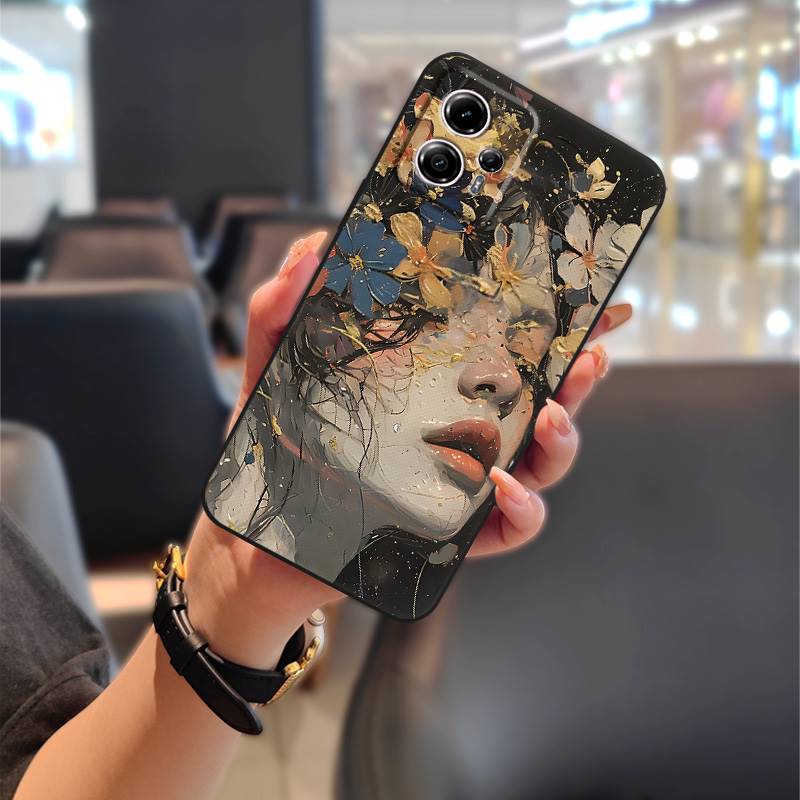Durable Graffiti Phone Case For MOTO G13/G23 Cartoon Oil Painting TPU Phone Pouch Soft case Silicone Back Cover Cute