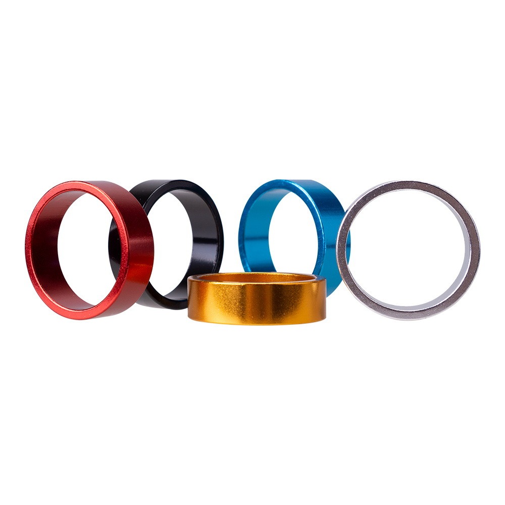 Bike Stem 28.6mm Bike Front Fork Spacer MTB Aluminum Alloy Bicycle Headset Washer Hard High Strength Cycling
