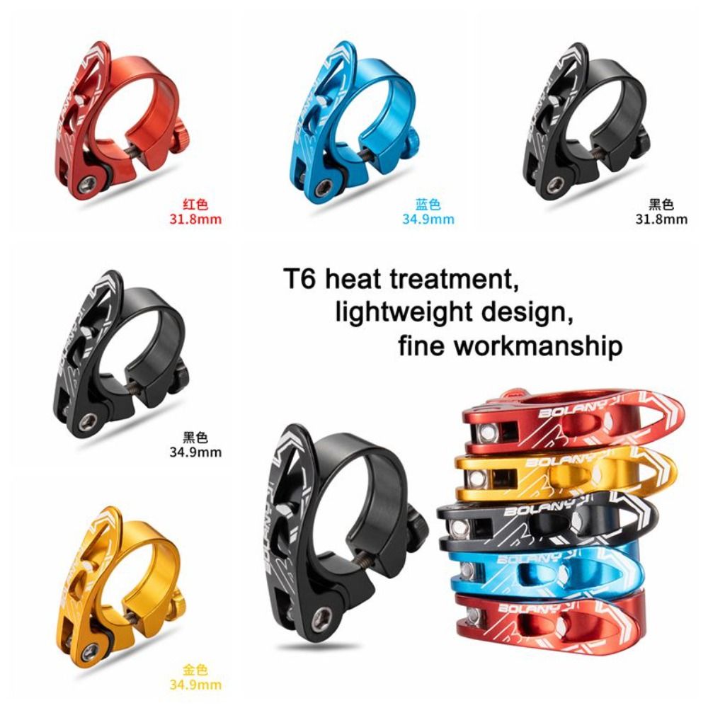 1pc TANKE Road Bike Aluminum Alloy Seat Post Clamp 28.6mm Bicycle Seatpost Clamp Ultralight Mountain Bike Seatpost Clamps