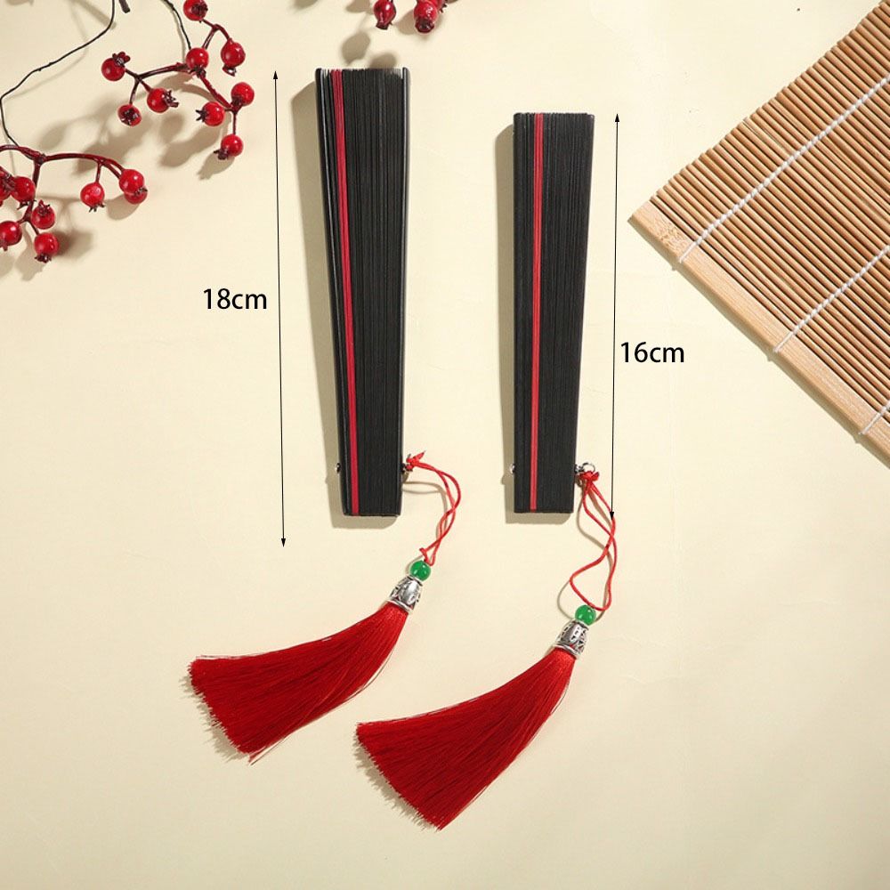 1Pcs Antique Dance Props Portable Compact Classical Kimono Fan Ornament Bamboo Fan Dance Fan