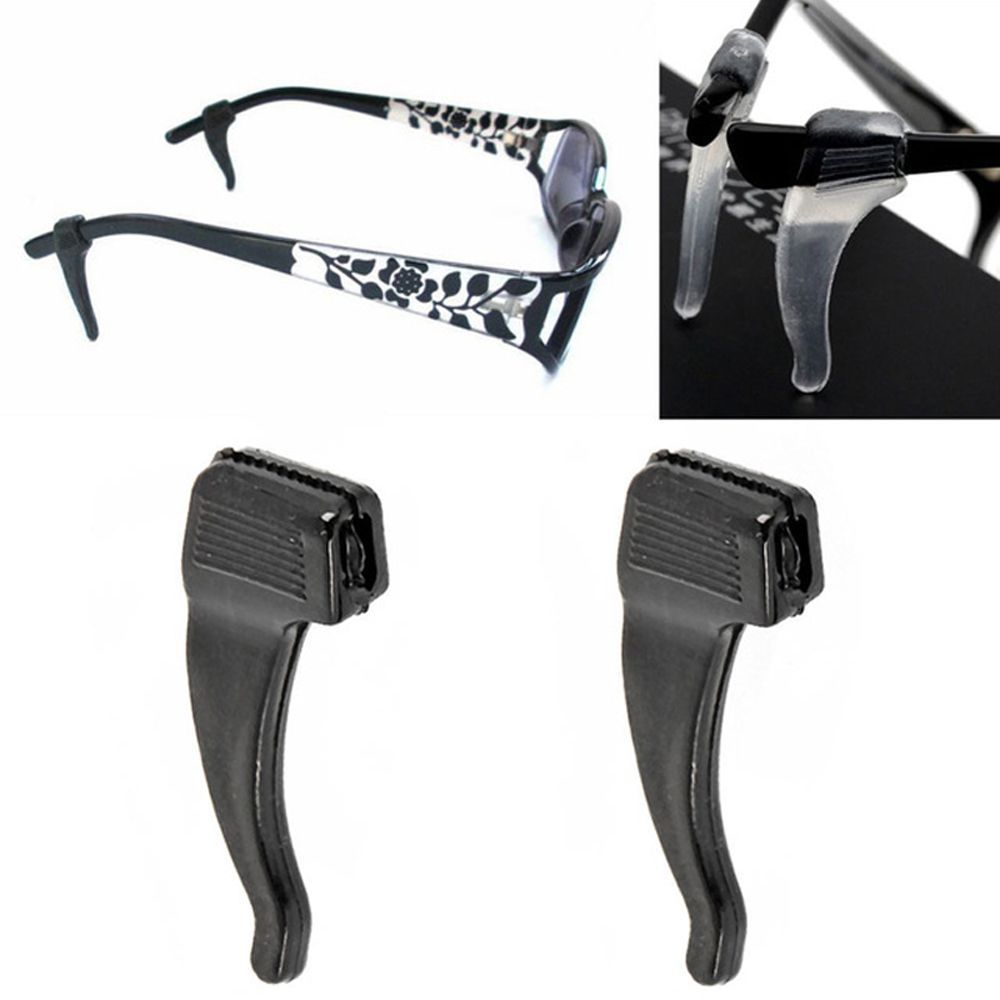 4 Pairs 8 Pcs Outdoor Sport Glasses Accessories Glasses Lock Grip Holders Fixed Glasses Glasses Anti-off Sets Silicone Glasses Ear Hook Sports Eyewear Earhook Eyeglass Ear Hook Anti-slip Ear Hook