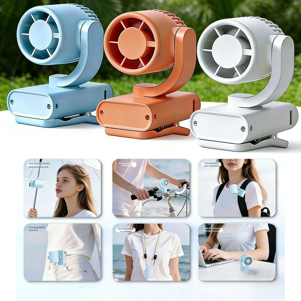 Unisex Portable Solar Powered Fan Mini Small Hat Clip Fan Lightweight Foldable Mini Clip on Fan Camping