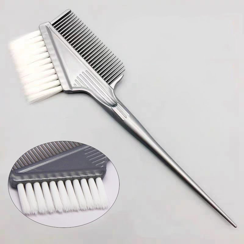 Wenefang Fashion 1pcs Hair Coloring Brush Double-sided Hair Dye Applicator Professional Hairdressing Comb DIY Salon Barber Brush Accessories