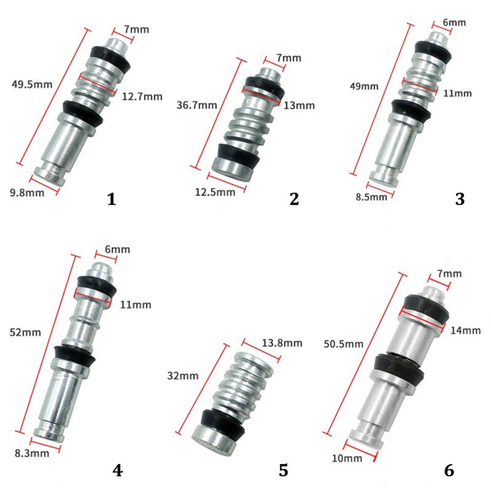 6 Styles Kits Set 11mm 12.7mm 14mm Piston Plunger Repair Clutch Brake Pump Repair Accessories Piston Rigs