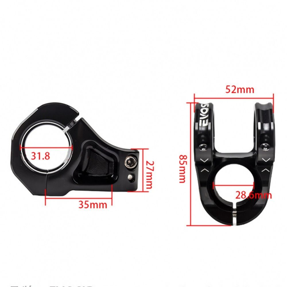 Cool CNC Anodizing Bicycle Handlebar Stem Aluminum Alloy 31.8x35mm MTB Stem Riser Short Adjustable Mountain Bicycle Stem Road Bike