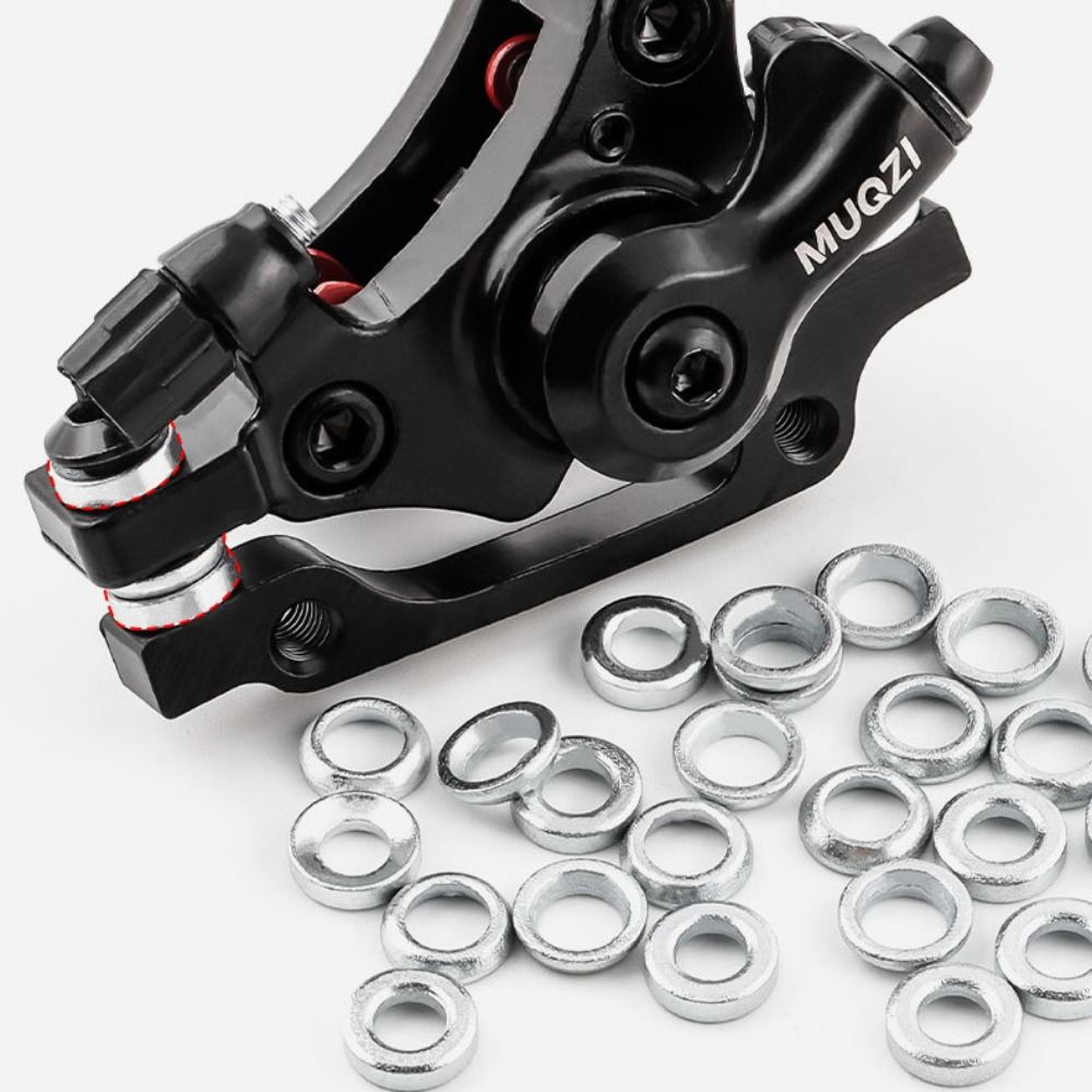 2pcs Caliper Gasket Aluminum Alloy M6 Disc Brake Spacer Bowl Shaped Cushion Spacer Disc Brake Caliper Gasket M6 Washer Fixed M6 Concave Convex Washer Road Bicycle