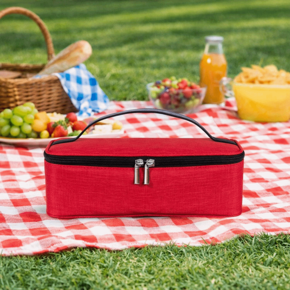Home Large Capacity Portable Thermal Bag Thickened Reusable Lunch Bag Mini Oxford Cloth Insulated Cooler Bag BBQ Picnics