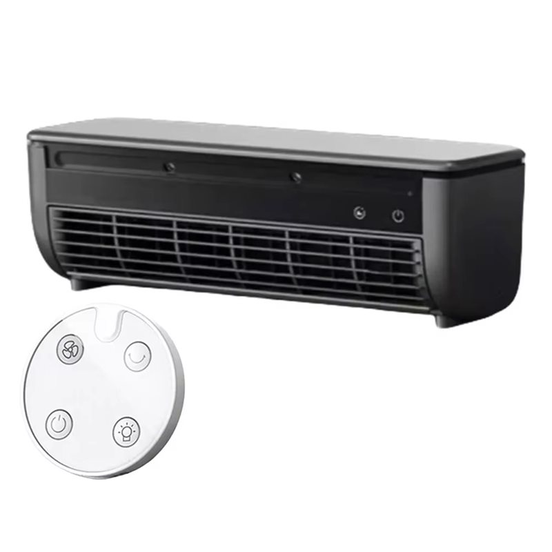 Leafless Wall-Mounted Air Cooler Fan Quick Cooling Mini Air Conditioner Wireless Quiet Electric Fans with Remote Control