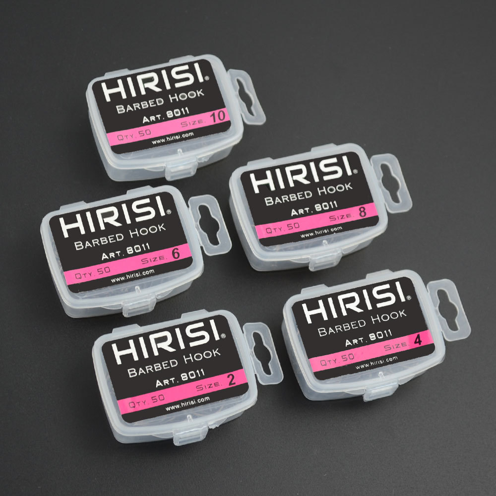 Durable 8011 with Box Barbed Hooks Carp Fishing Fishing Hooks Stainless Steel