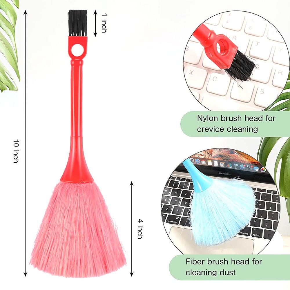 Screen Computer Mini Fluffy Microfiber Anti Static Keyboard Brush Laptop Cleaner Desktop Cleaning Tool Dusting Wand