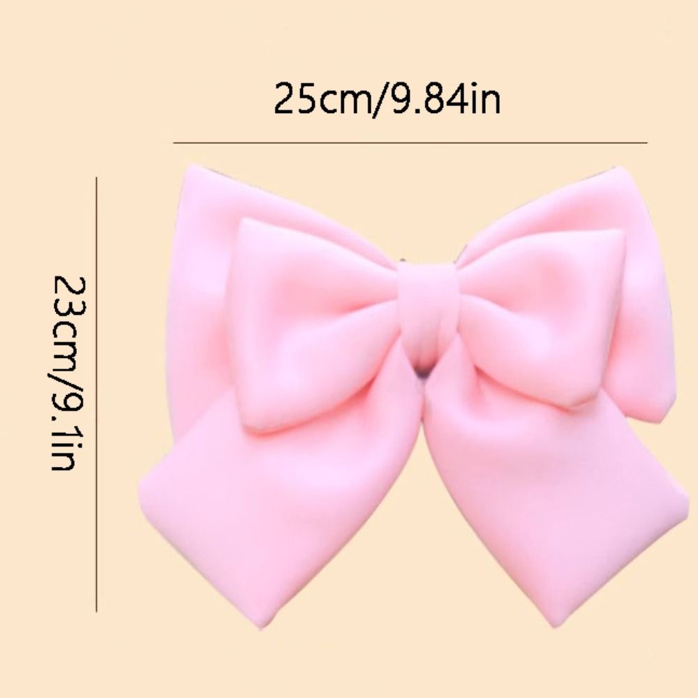 Sweet Cute Electric Bicycle Bowknot Vehicle Decoration DIY Motorcycle Rear Seat Bow Styling Dual-color Helmet Butterfly Knot Helmet Accessories