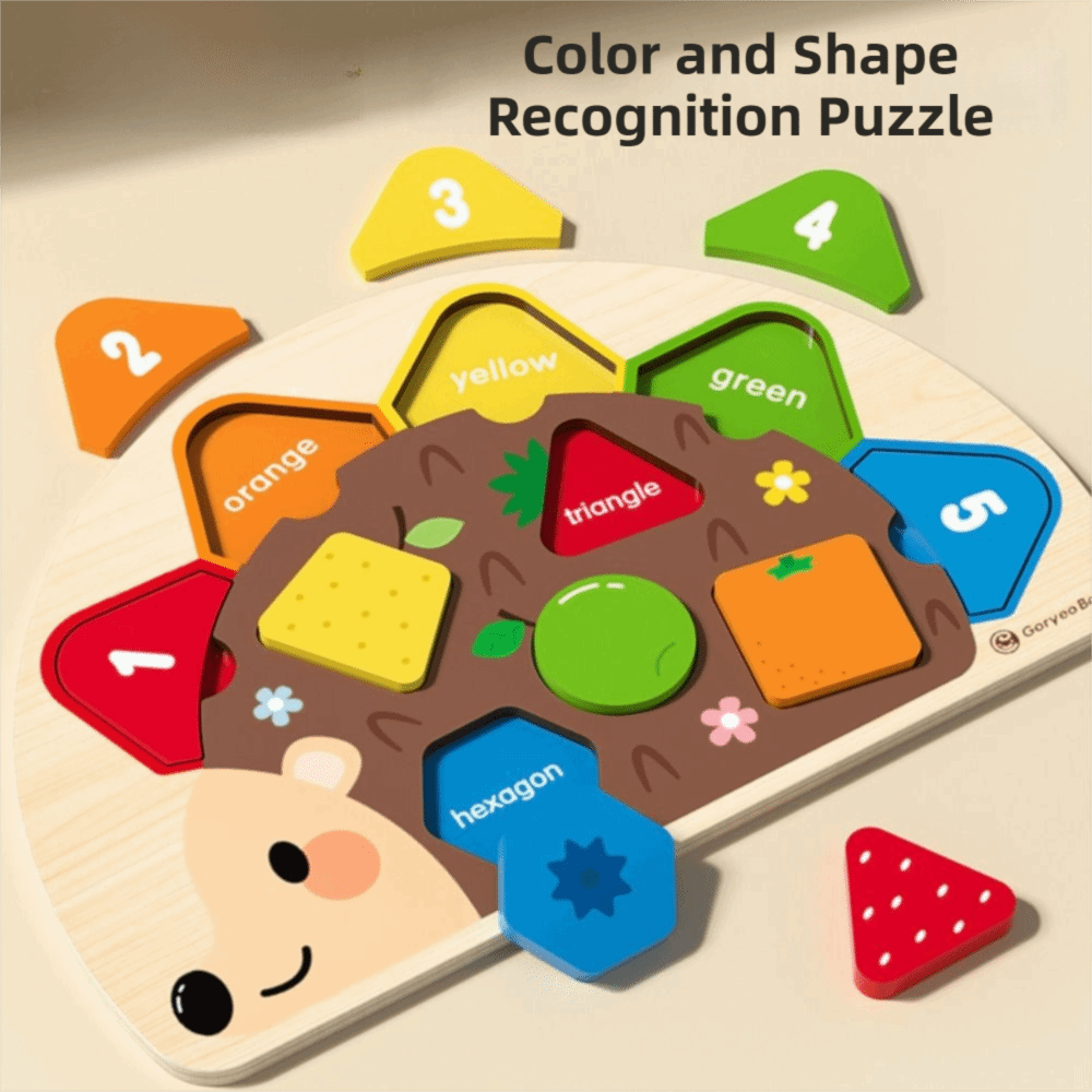 Learning Game Wood Material Montessori Puzzle Toy Colorful Design Multifunction Toy Wooden Peg Board Toy Cartoon Shape Shape Matching Montessori Hand Grab Boards Early Educational