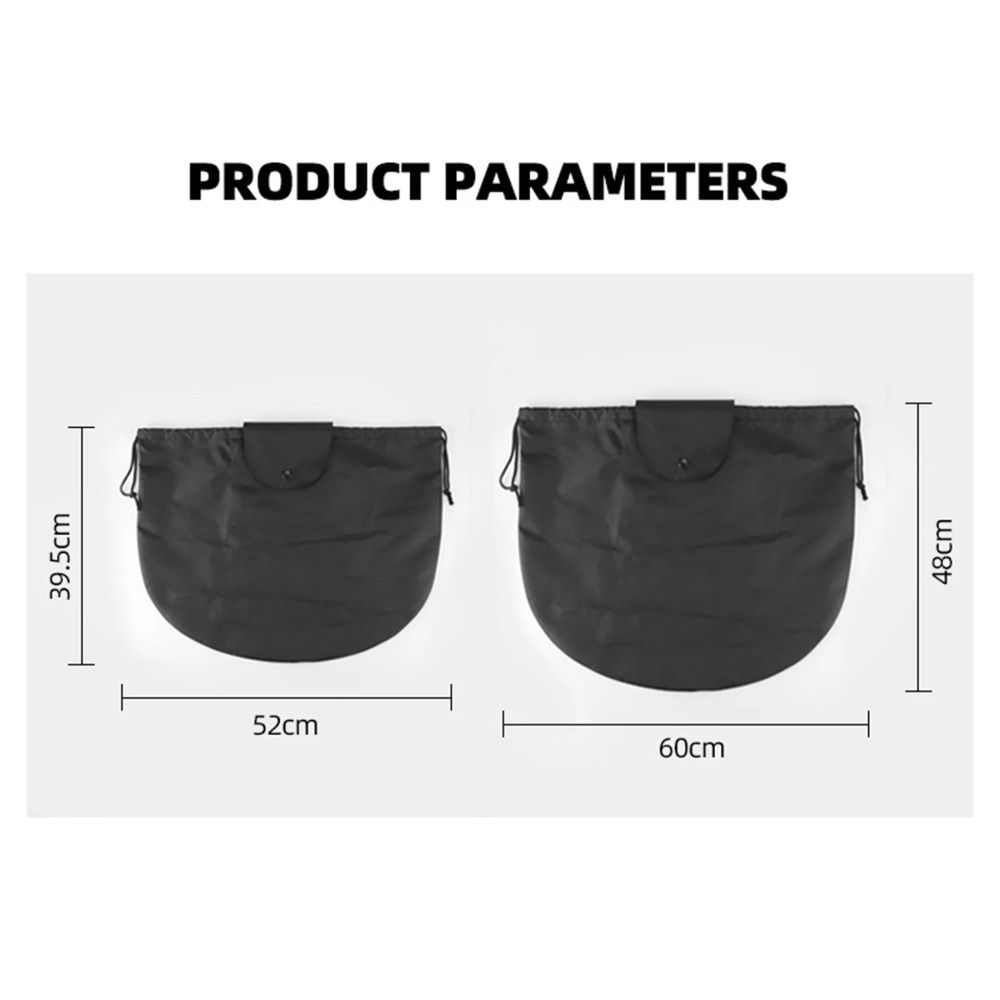 Durable Large Capacity Motorcycle Helmet Bag Waterproof Drawstring Helmet Storage Bag Lightweight Black Nylon Helmet Lid Protect Bag Gym Training