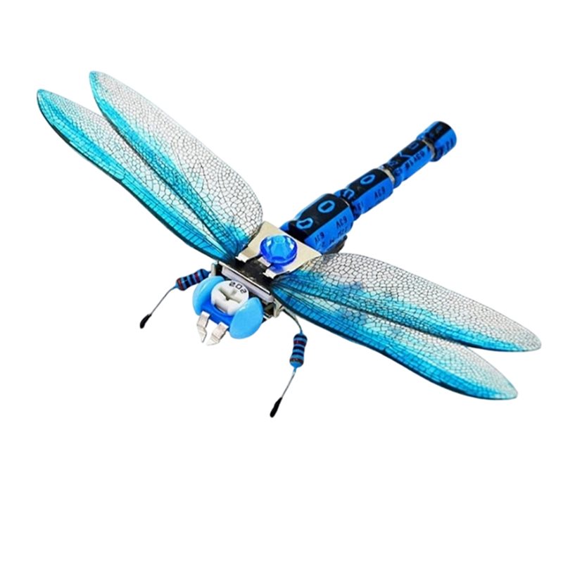 Science Invention Electromechanical DIY Robotic Insect Dragonfly for School Competition Non-Soldered Kit