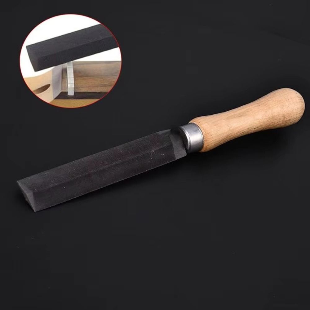 String Pillow Guitar Nut File Wooden Handle Nut Slot Guitar Grinding File Trimming Maintenance Guitar Repair Making Tool For Luthier