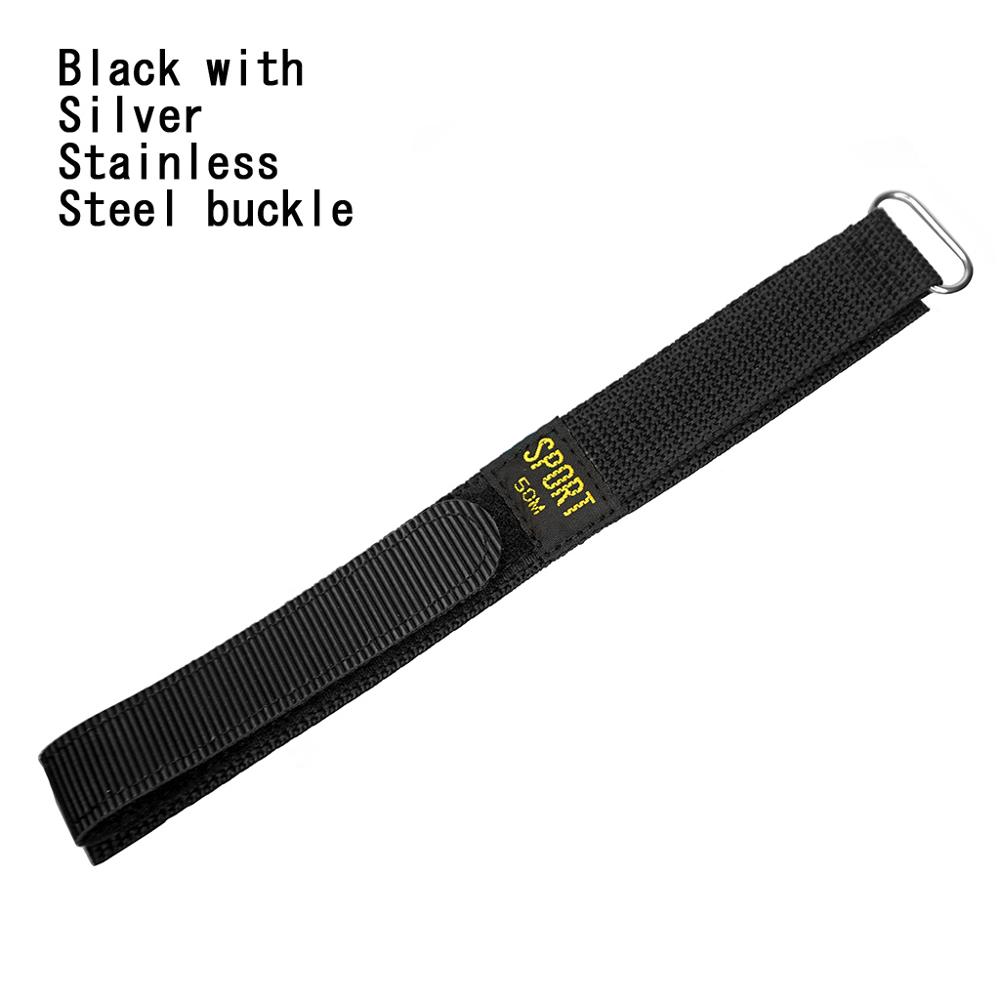 【Unique features】YQI Nylon Watch Strap 26mm 24mm 22mm 20mm 18mm Watch Band Sport Watchband Waterproof Hook and Loop Fasteners