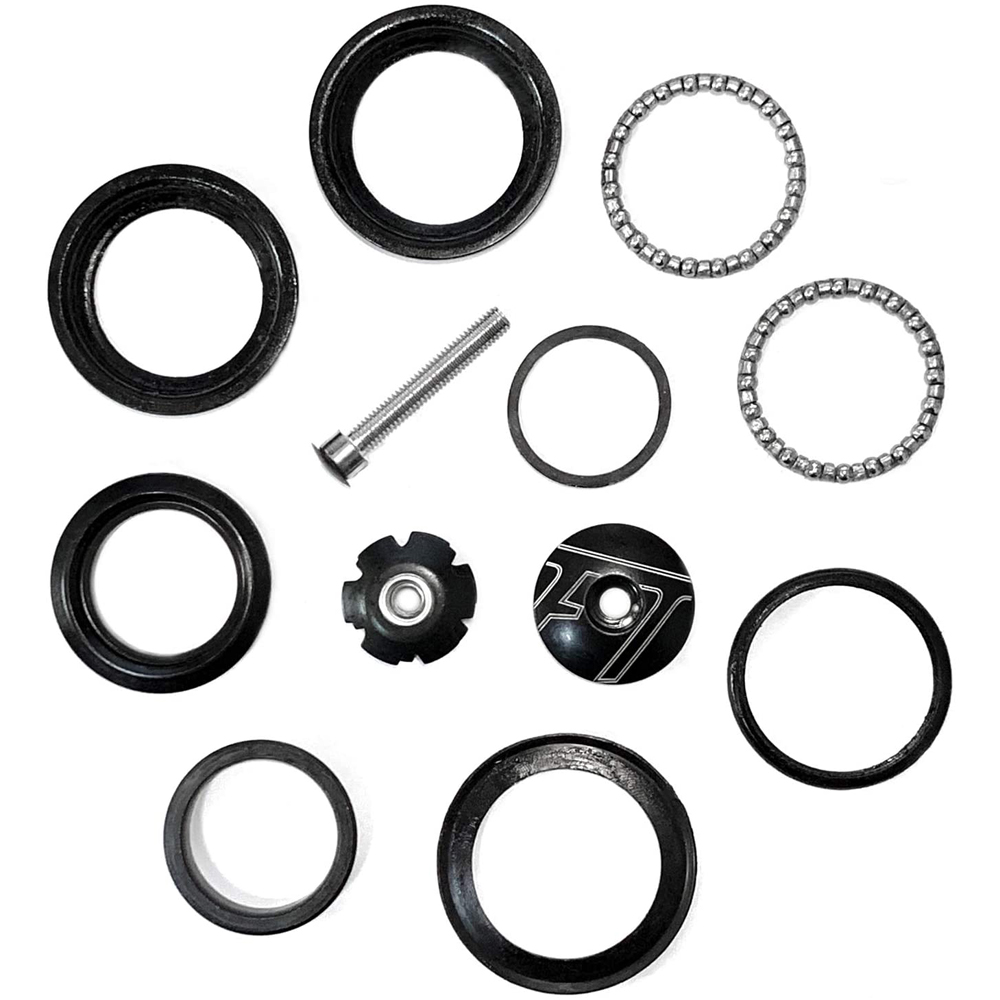 Durable Bicycle Fork Black Road Bike Alloy MTB Bike Bike External Headset Bike Threadless Headset Head-Tube /8"