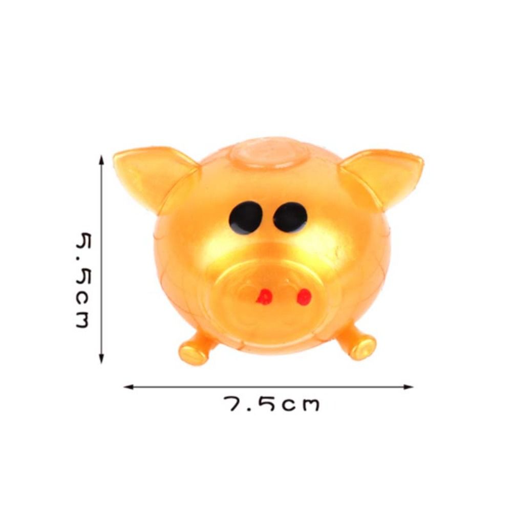 Splat Ball Sticky Pig Pig Head Water Ball Toy Vent Toy Splat Water Ball Jello Pig Fidget Toy Cute Funny Jello Pig Vent Toy Birthday Gift