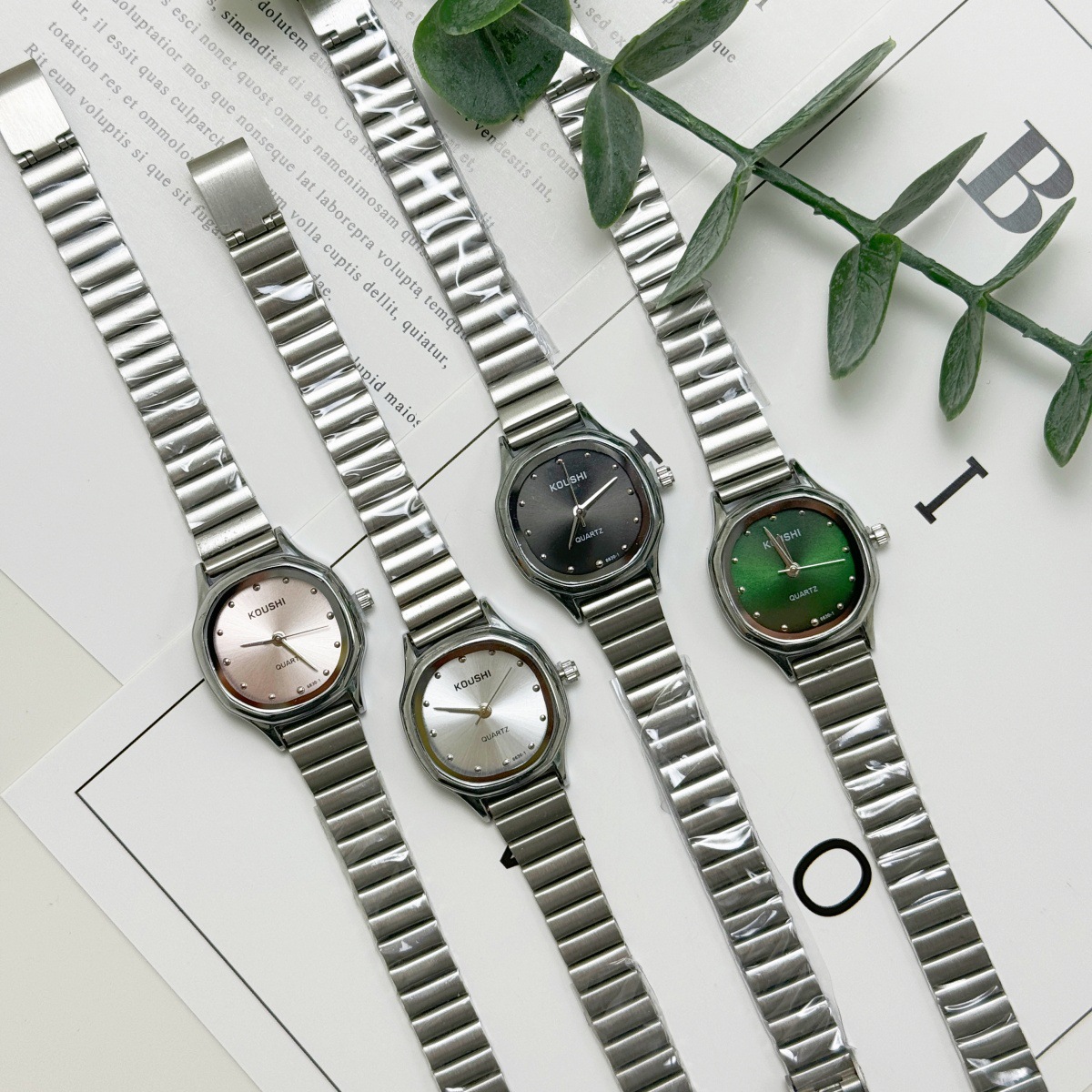 【Hot New Release】KOUSHI Women's Watch - New Arrival High-End Timepiece with Vintage Style, Trending Product for Ladies. Features a classic, elegant design with a touch of modern sophistication. The watch is water-resistant and perfect for everyday wear.