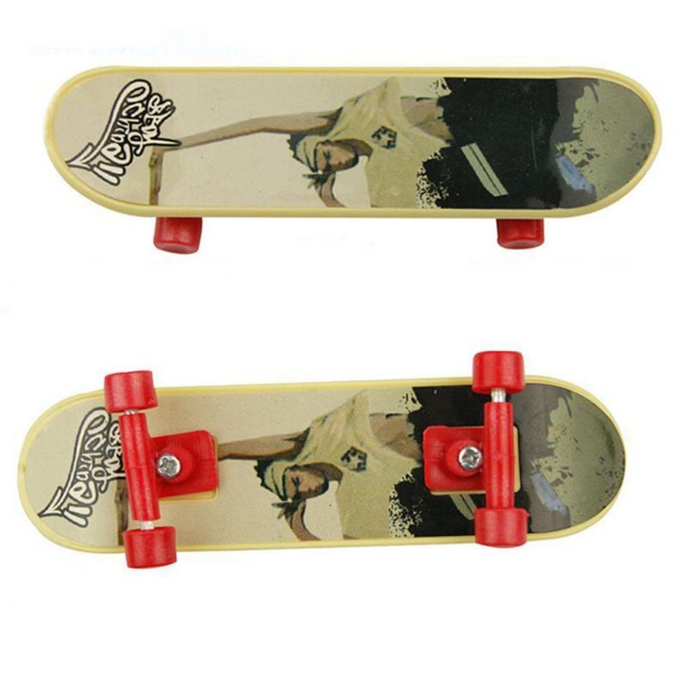 Skate Truck Finger Training Mini Finger Board Simulation High-quality Finger Skateboard Plastic Novelty Desktop Finger Toy Birthday Gift