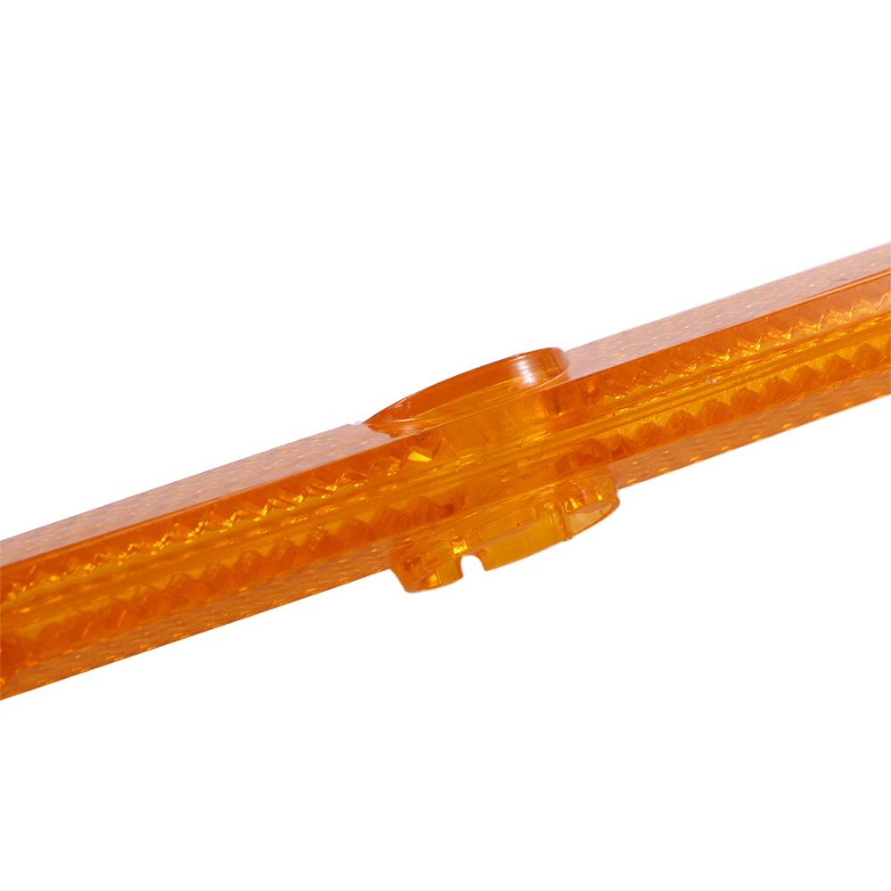 Bicycle Spoke Plastic Reflective Lens Wheel Rim Reflector Safe Warning Clip