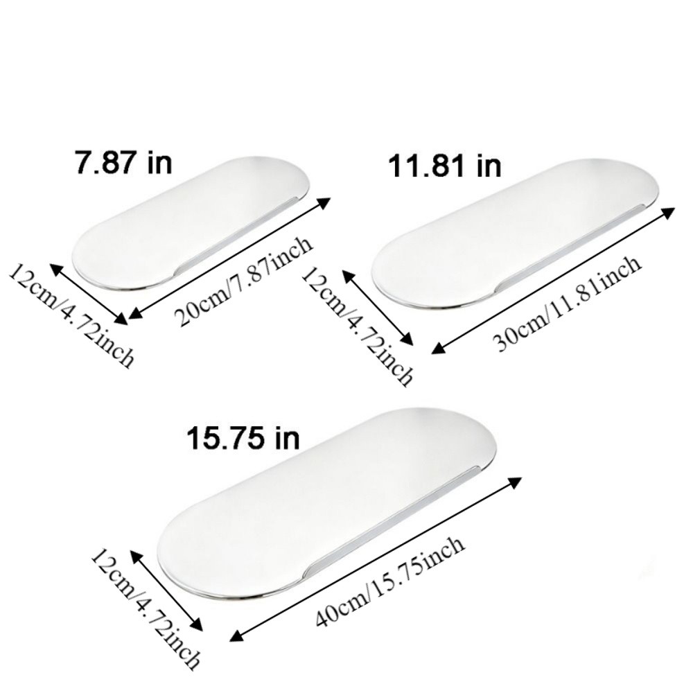 Simple Stainless Steel Bathroom Storage Rack Wall Mounted Rustproof Wall Floating Shelf Decorative Rectangular Shower Shampoo Rack Bathroom Hardware