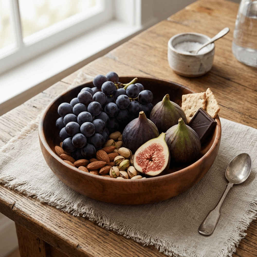 Lightweight Wooden Salad Bowl Smooth Round Japanese Style Bowl Flat Bottom Durable Creative Tableware Restaurant Serving