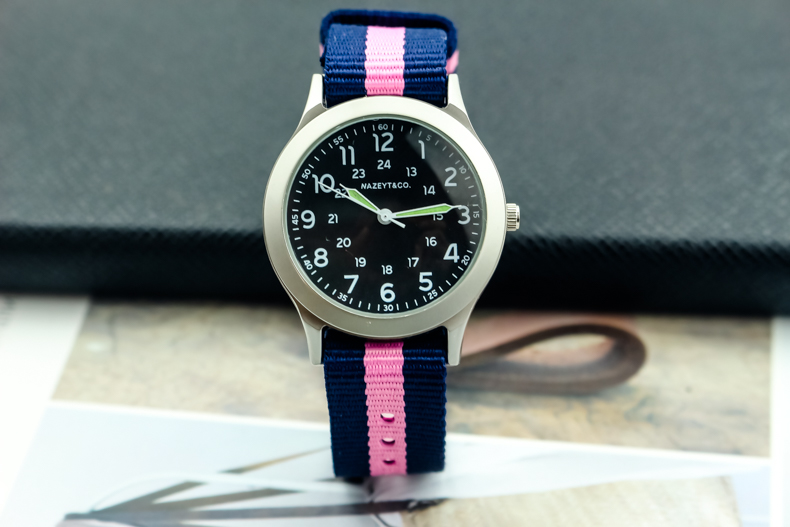 Wenefang Fashion Nazeyt new fashion man watch high quality luminous hands army watch boys and girls colorful nylon gift watch Reloj de hombre2019