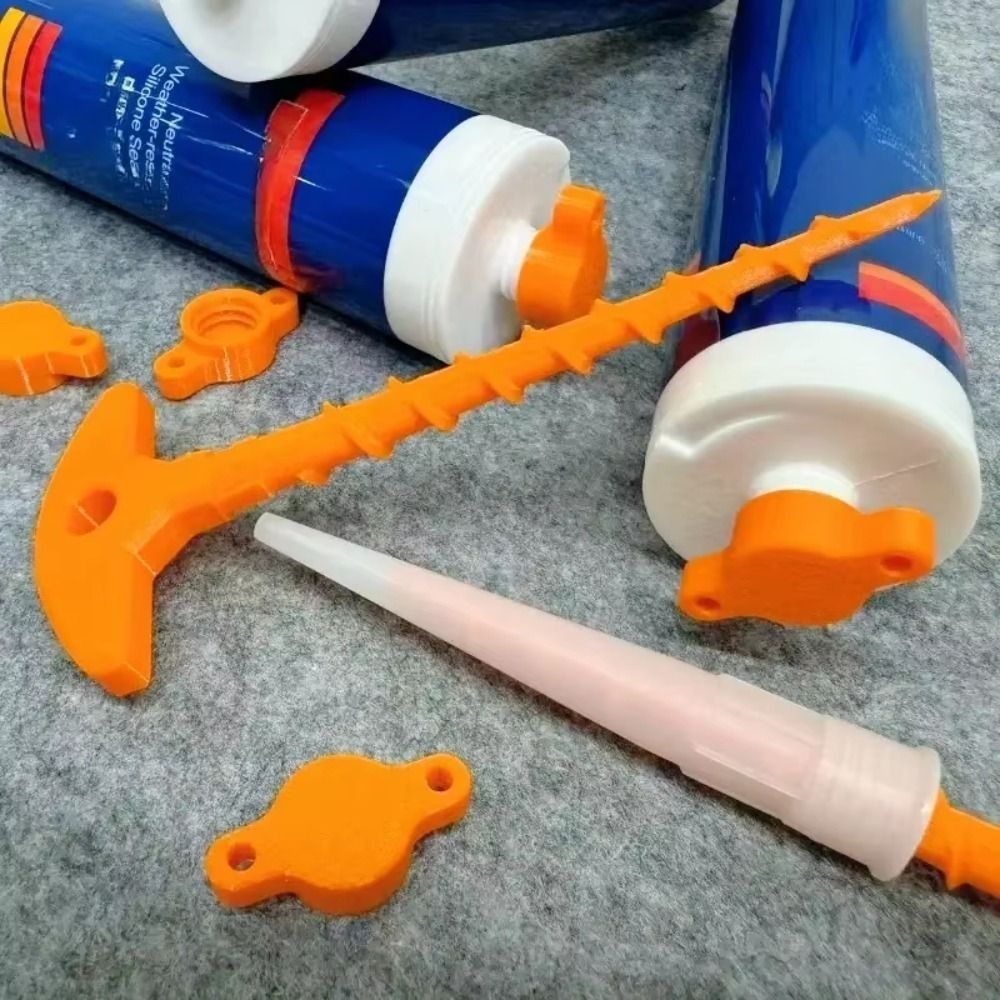New Prevents Drying Sealant Nozzle Cleaner Handy DIY Tool 3D Printing Sealant Nozzle Dredge Plastic Portable Glass Glue Sealing Cap Home