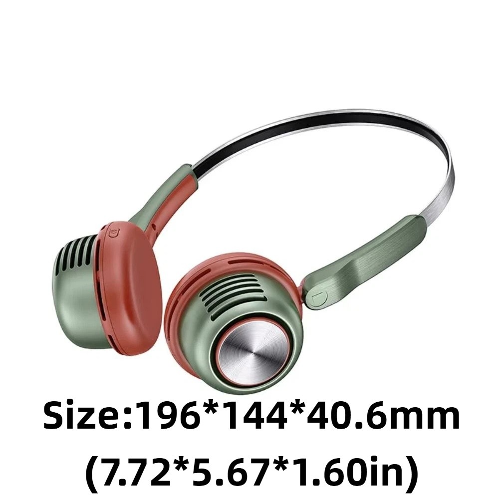 Wearable Cooling Portable Fan Hanging Leafless Neck Fan Rechargeable Bladeless Air Cooler Neckband