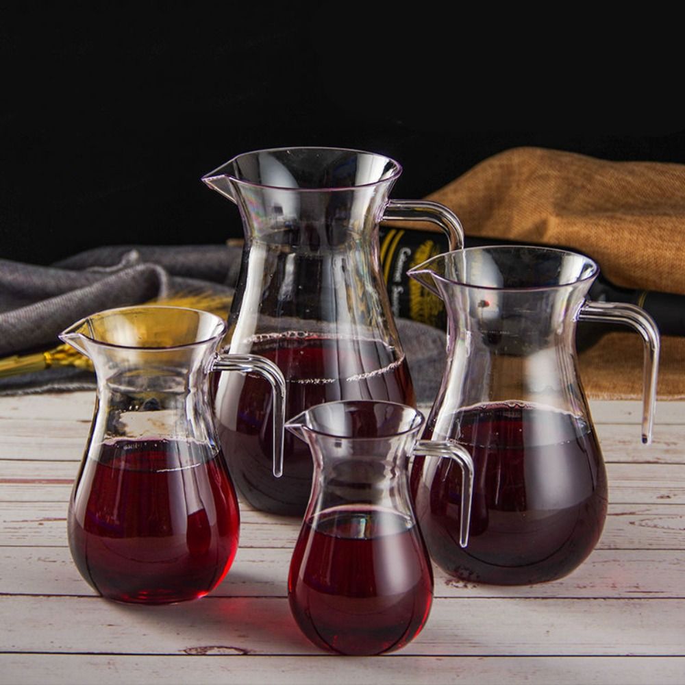 Multifunctional Transparent Acrylic Decanter Unbreakable with Sacle Cold Pitcher PC Dispenser Restaurant