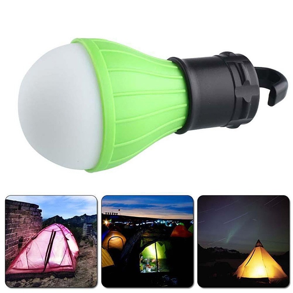 Durable LED Outdoor Camping Lantern ABS Portable Hanging Tent Lamp Light Bulb Waterproof Mini Camping Light Hiking