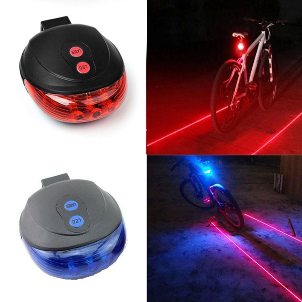 Waterproof Safety Laser Tail Light Cycling Mountain Road Bicycle Warning Light
