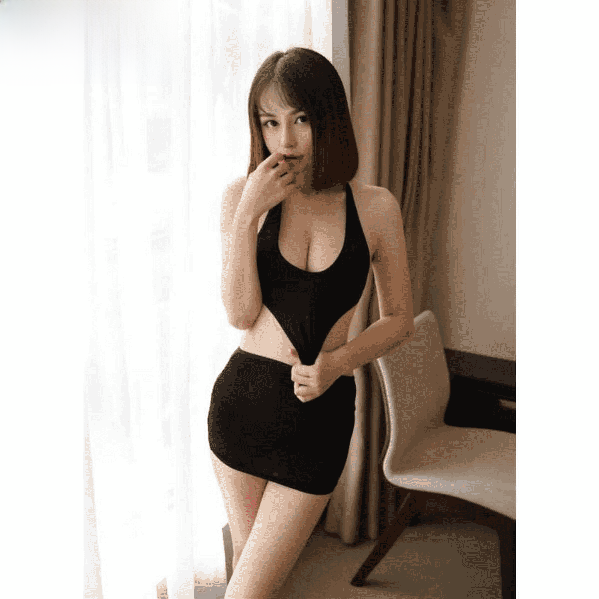 Fancyra Women Lingerie Bodysuit Chemise Teddy Babydoll Nighty