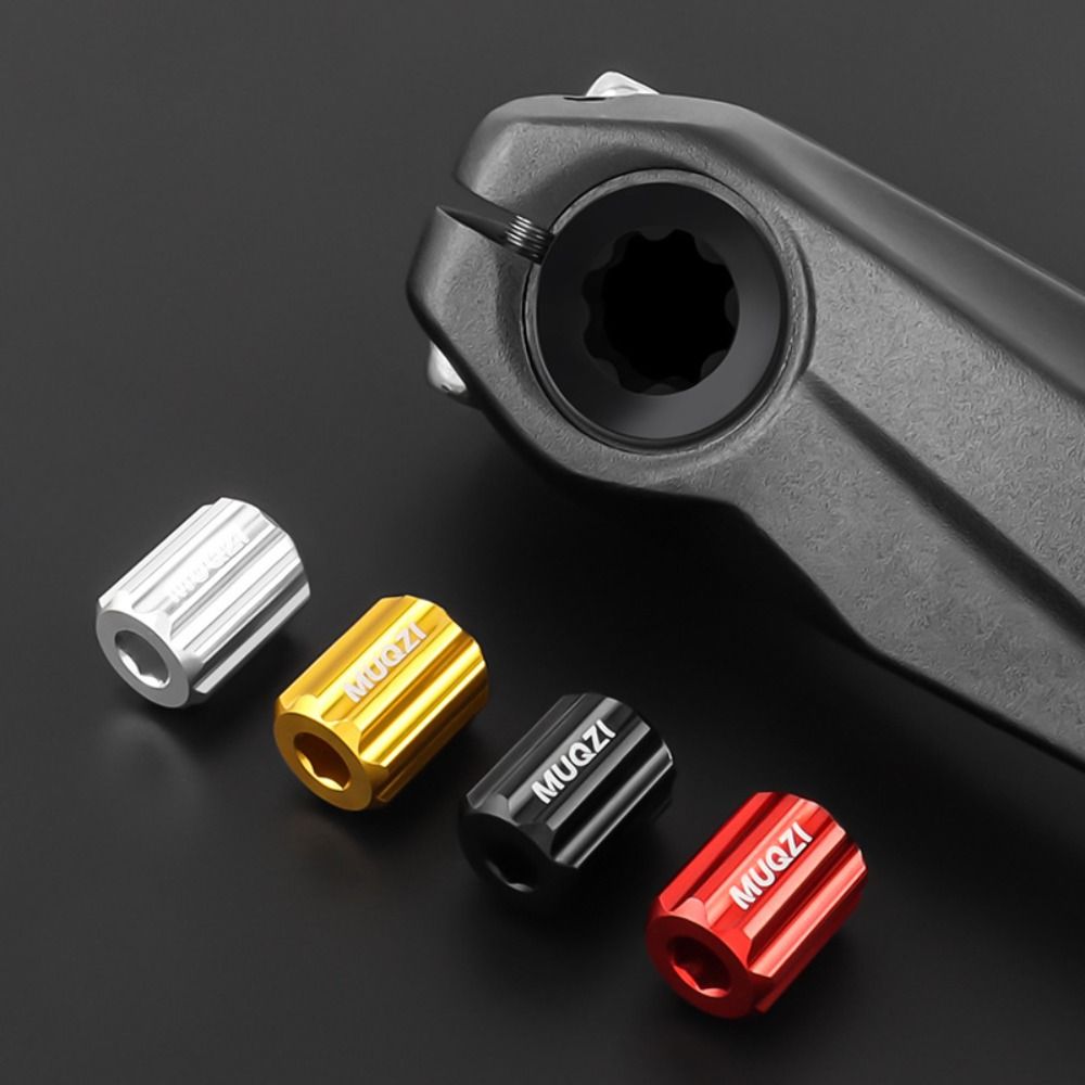 Durable Aluminum Alloy Crank Arm Dust Cap Remover Black Red Silver Gold Lightweight Bike Hollow Crankset Bolt Removing Installation Tool