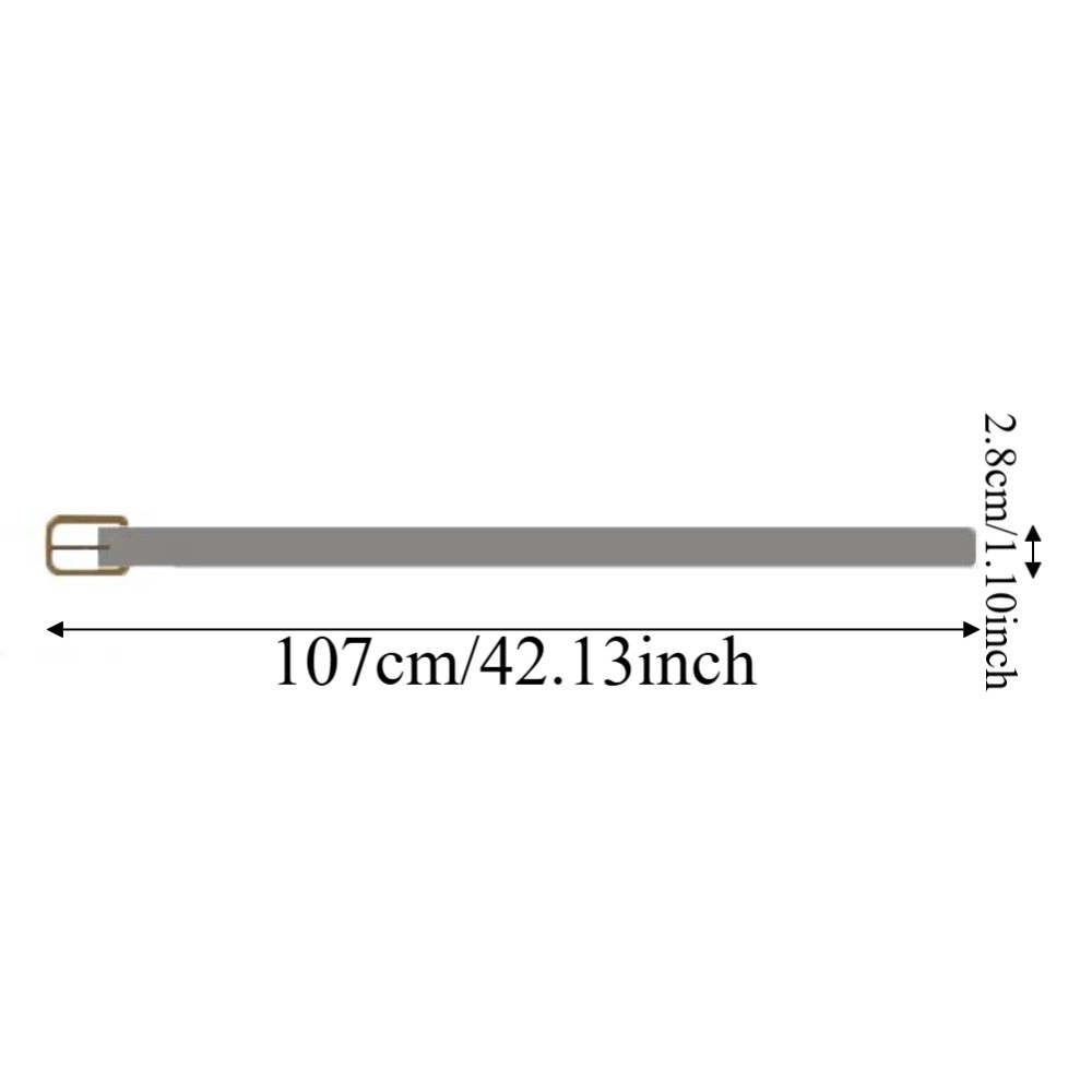 Hollow Out Cinch Adjustable Fashion Grommet Belt Durable Textured Punk Rock Waistband Sturdy Alloy Clasp Universal Width Fit Round Buckle Belt Denim Jeans Decor