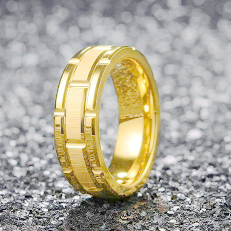 【Top-notch quality】New Men's Ring Black Fashion Elegant Couple's Ring Women's