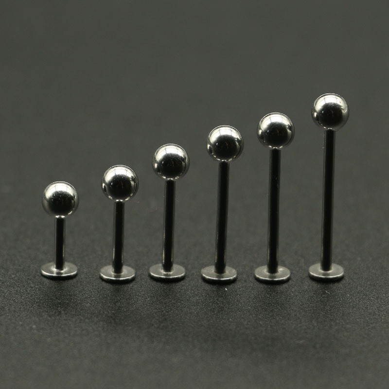 it, who praises it】Transparent Nail Invisible Acrylic Flat Bottom External Thread Anti-Discovery Lip Nail Ear Bone Nail Ct Human Puncture Tongue Nail