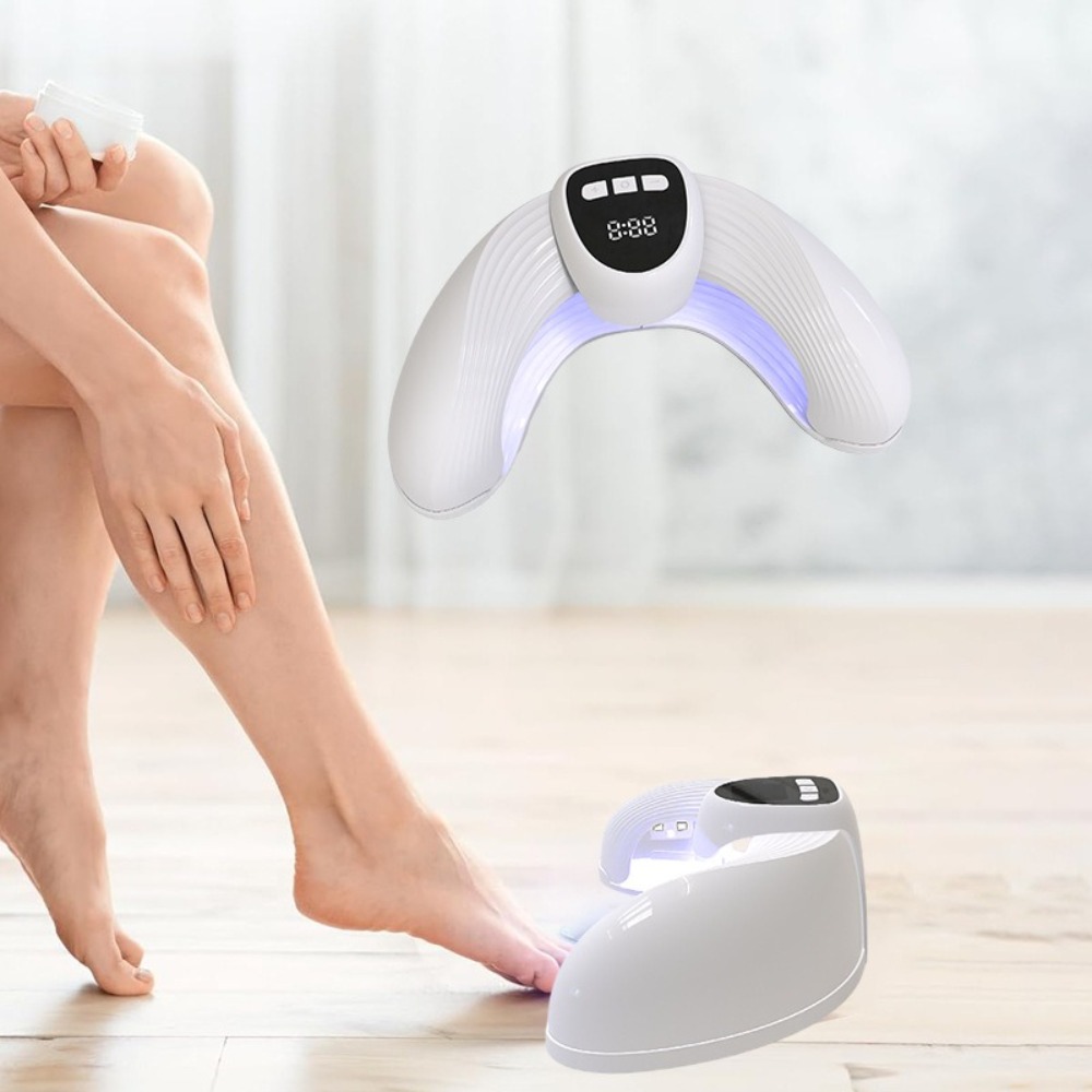 Smart UV LED Nail Art Lamp Auto On and 3 Timer with Display Foldable Nail Quick Dryer Adjustable Effectively Remove Nail Fungal Light Beauty Shop