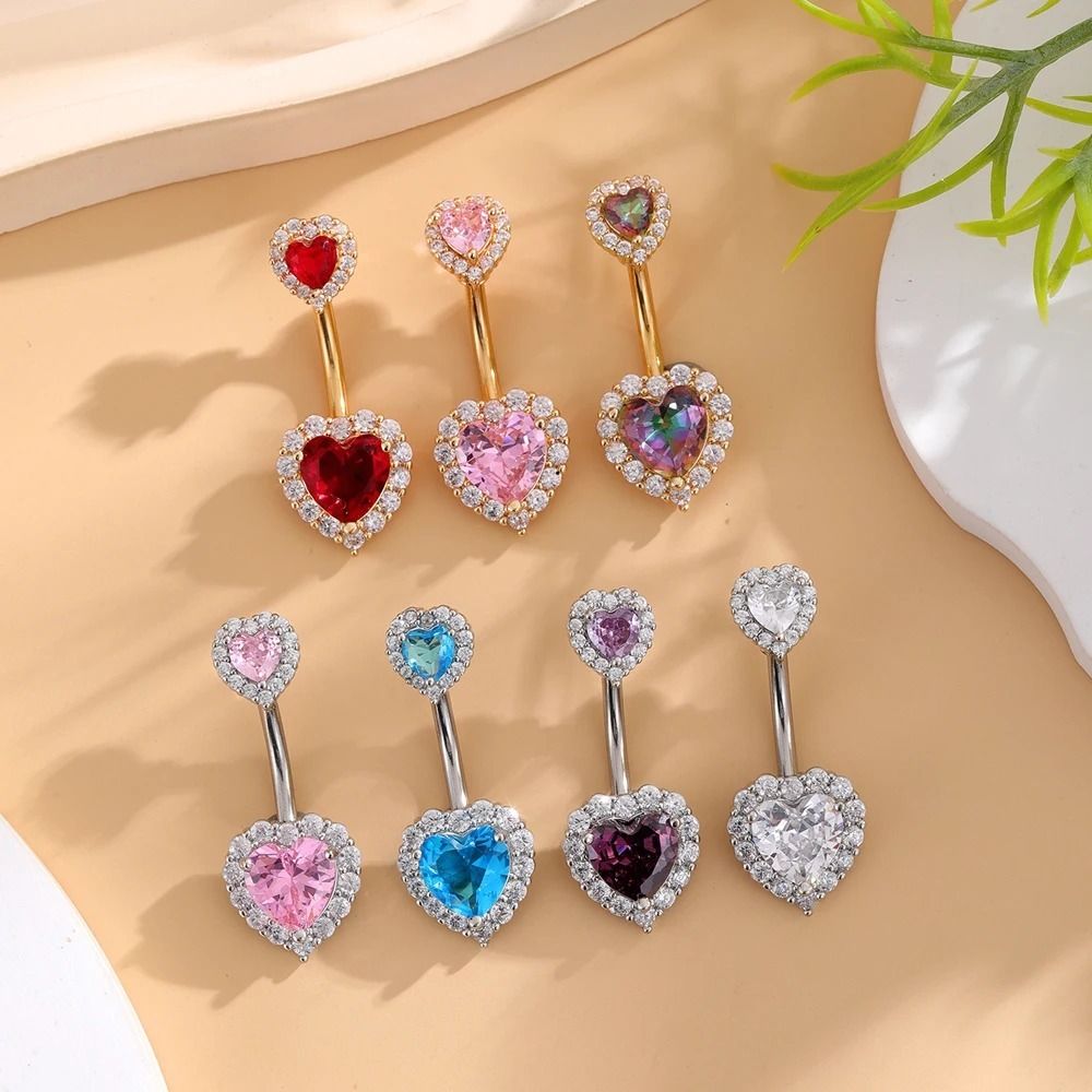 Personality Navel Ring Punk Hip Hop Body Jewelry Piercing Crucifix Belly Button Ring Gift