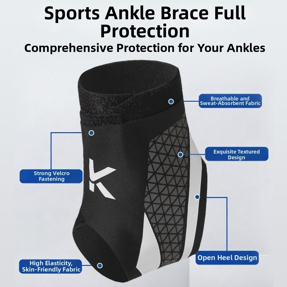 Breathable Ankle Support Brace Bi-directional Strap Ankle Support Ankle Protection Cover Anti sprain Thin Ankle Foot Sleeve Sprained Ankle